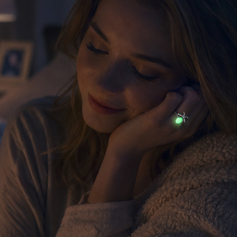 Glow-in-the-Dark Firefly Ring ✨🐞💍