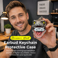🦖Dinosaur Head Earbud Keychain Protective Case