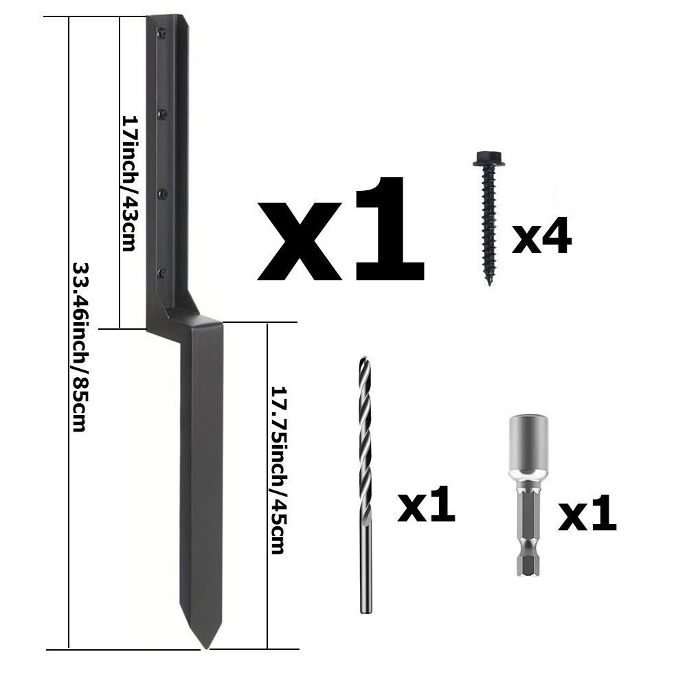 📢📢LAST DAY SALE 50% OFF⚡Heavy-Duty Fence Post Repair Kit（Free Shipping!🚀）