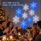 ⏳ Last Day 49% OFF – ❄️ LED Snowflake Wall Lights ✨