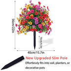 🌸LIMITED TIME SALE 50% OFF🌸Artificial Eucalyptus and Violet Ground-Insert Floral Decoration