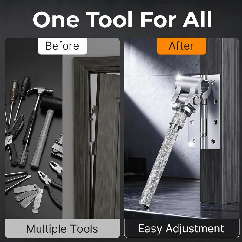 🔧 Adjustable Hinge Wrench for Door Gaps – Quick Fix Crooked Doors At Home