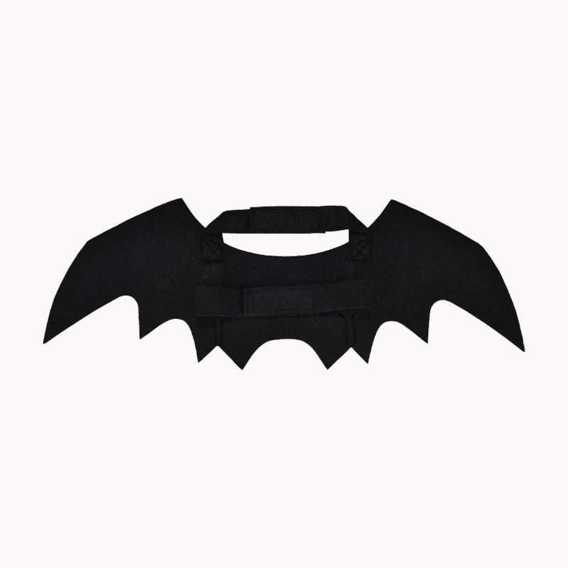 🦇 Halloween Bat‑Wing Pet Costume, Cute Spooky Wing Outfit for Cat Small‑Dog Holiday Photo Prop