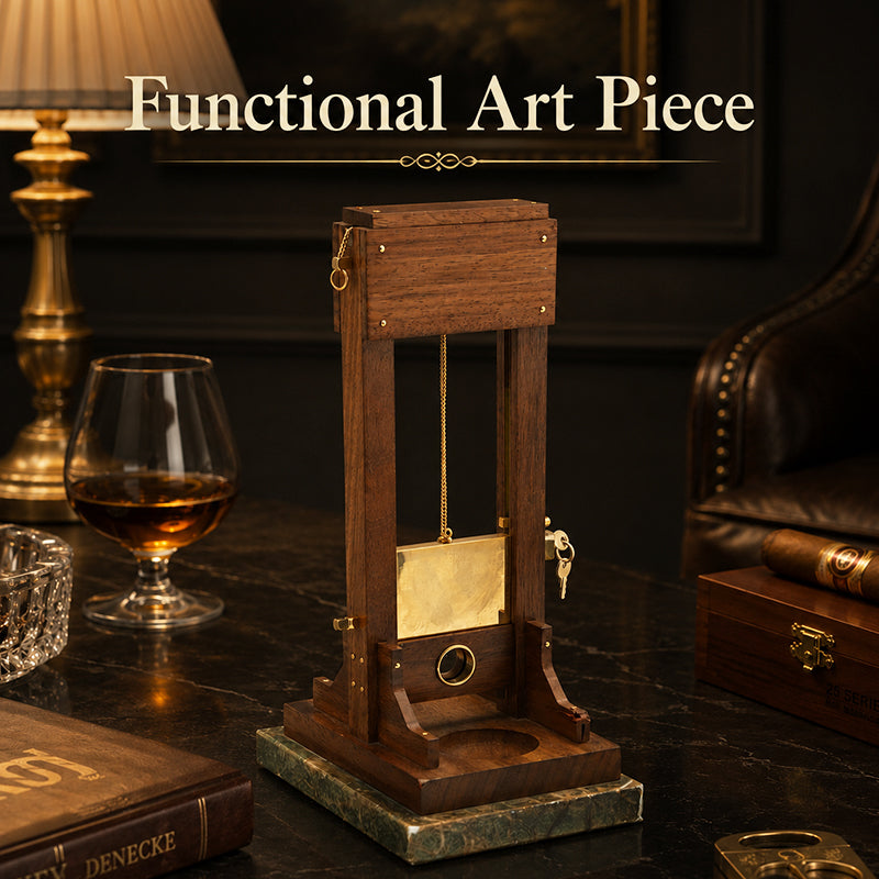 🎩Luxury Desktop Cigar Cutter | Unique Guillotine Style Trimmer
