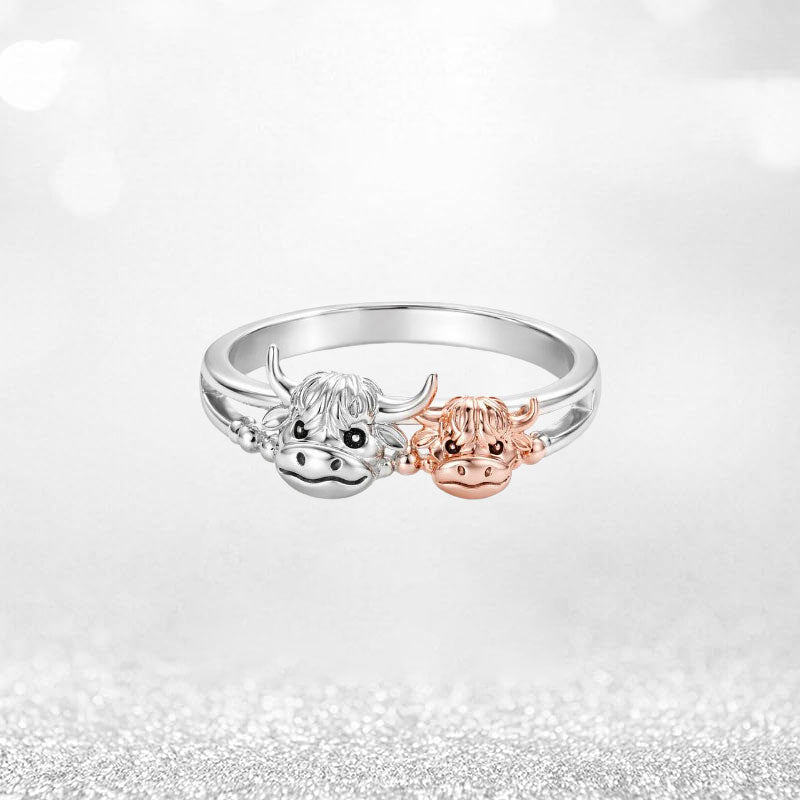 💗LIMITED TIME SALE 50% OFF💍Highland Cow Guardian Ring