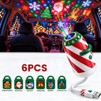 🎄Christmas Car Projection Light | Festive Holiday Projector for Vehicle & Home