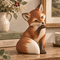 🦊 Rustic Red Fox Figurine | Bring Woodland Warmth Into Your Home