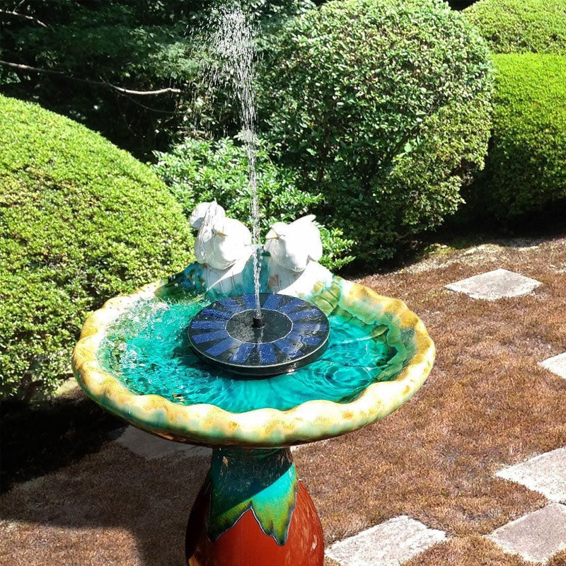 Hot Sale🔥⛲ Solar Fountain, Solar Powered Bird Bath Fountain Pump