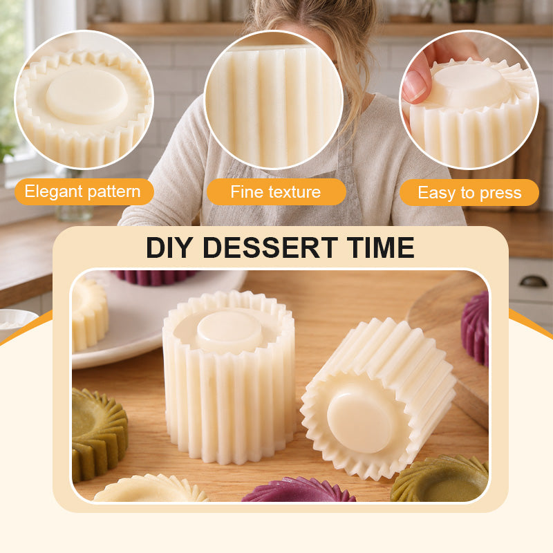 🍰 2‑in‑1 Double‑Sided Pastry Mold – Dual‑Shape Press For DIY Homemade Desserts