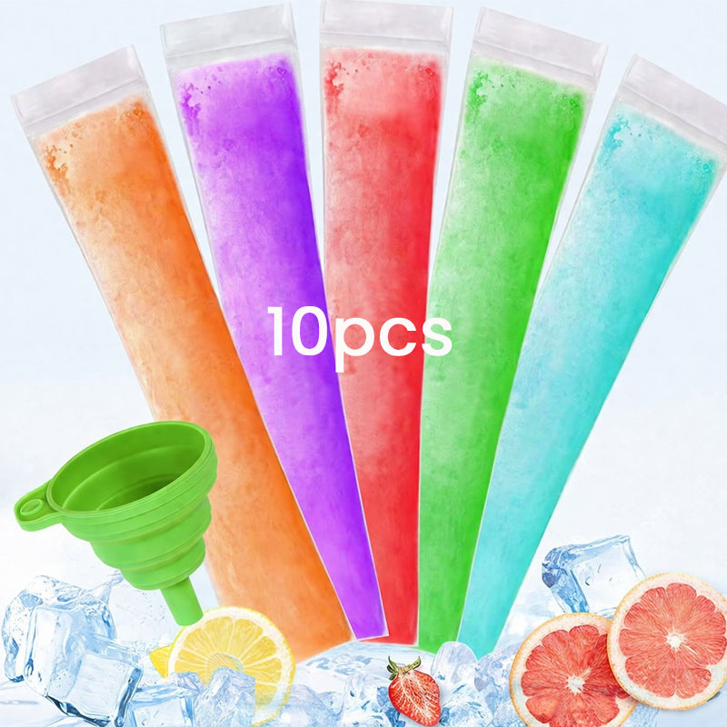 🍧 DIY Freeze Pops Bags – Disposable Ice Pop Maker