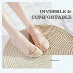 ⏰Limited-time offer: Buy one, get one free💃Sponge Pad Sling Ice Silk Crew Socks
