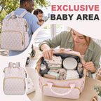 👶 Foldable Baby Station Diaper Backpack | On-the-Go Parent Essential