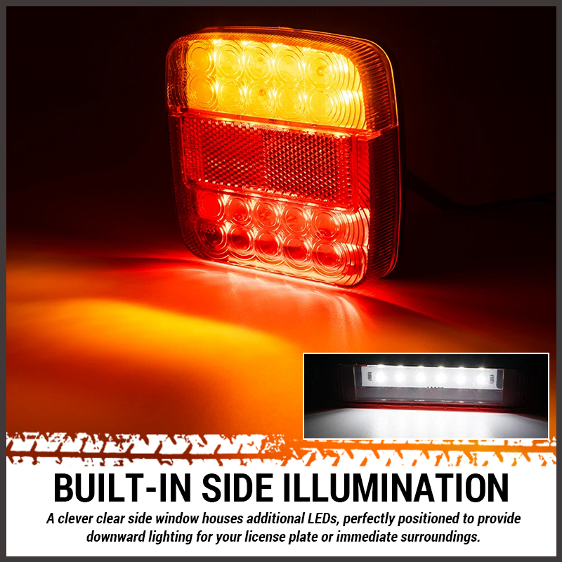 📢📢LAST DAY SALE 50% OFF🔥LED Dual-color Square Lights For Trucks And Vans