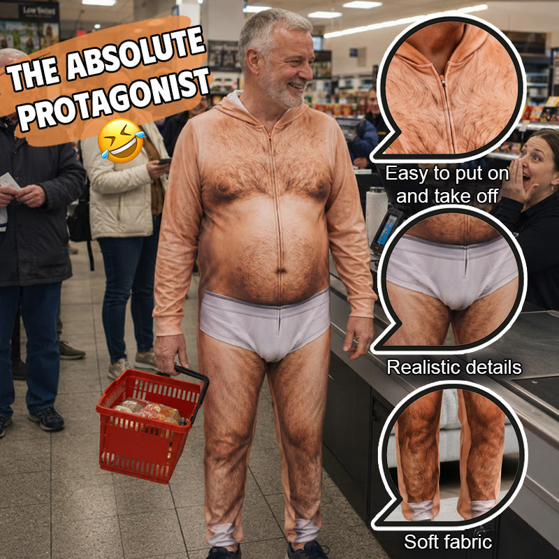 😂Funny Nude Illusion Costume – Hilarious Novelty Prank Outfit