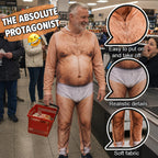 😂Funny Nude Illusion Costume – Hilarious Novelty Prank Outfit