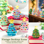 🎄Christmas Set of 4 Mini Nostalgic Tree Ornaments with Gift Bags