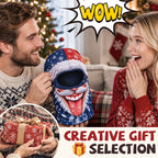 🎣🎄 Christmas Funny Fishing Face Cover – Festive Prank Mask For Anglers!