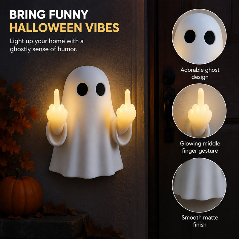 👻 Playful Glowing Ghost Lamp | Must‑Have Halloween Night Decor