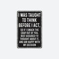 😂🔥Humorous &amp; Satirical Metal Signs – a retro-style "men's cave" and garage wall decoration full of dark humor