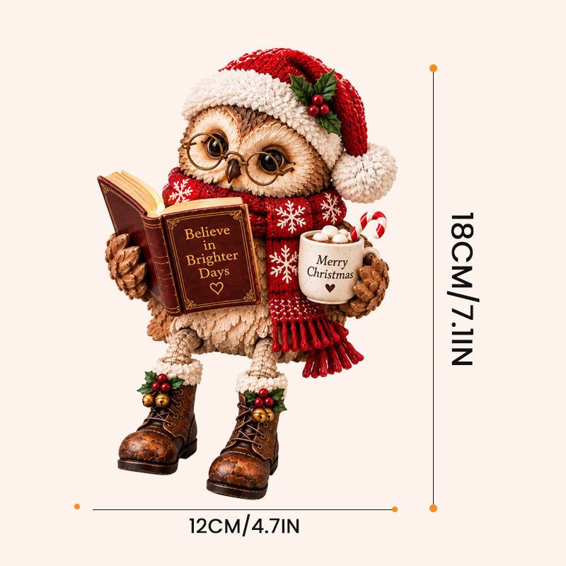 🦉 Reading Owl Figurine for Book Lovers