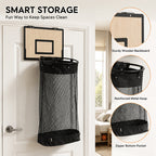 🏡🧺Wooden Wall-mounted Basketball Basket Hanging Door
