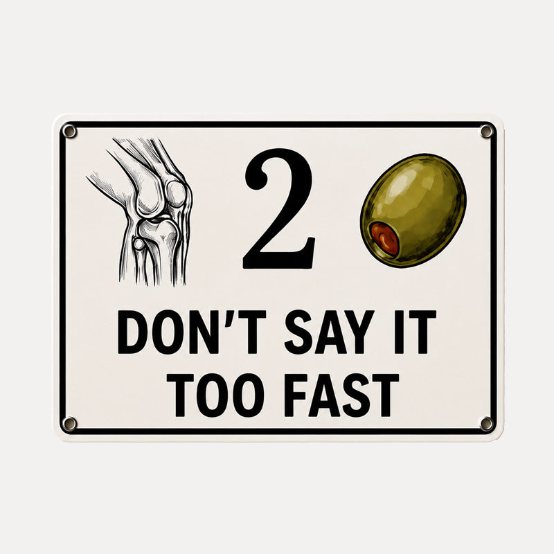 😂 Funny Porch Decor Sign 🏡 "Don't Say It Too Fast"