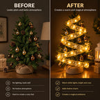 🎄 Christmas LED Ribbon Lights | Festive Glow for Your Holiday Tree