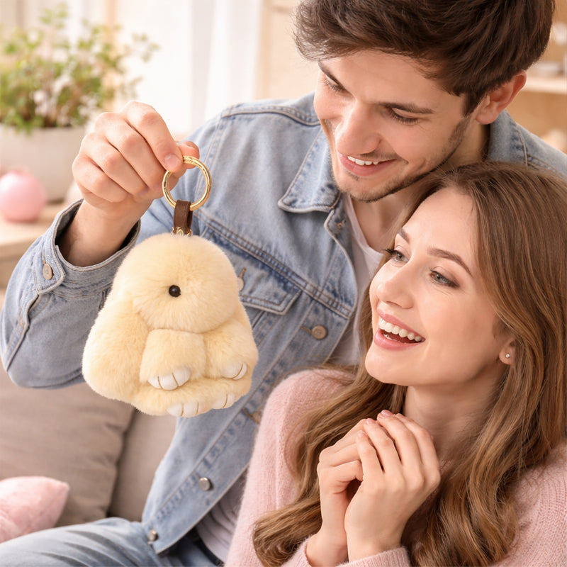 ⏳LAST DAY SPECIAL PRICE: ￡8.99!!🐰Handmade Soft Bunny PomPom Charms