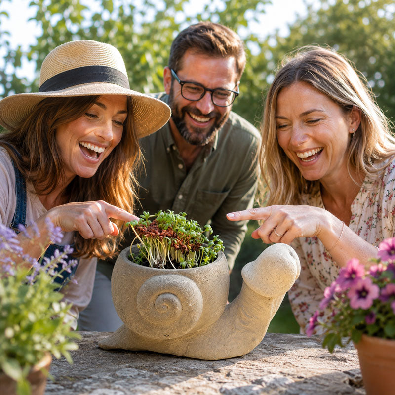 🐢Fun garden planting pots