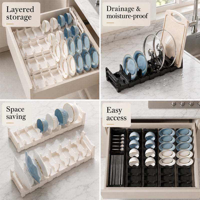 Adjustable Dish Drying Rack🍽️🏡