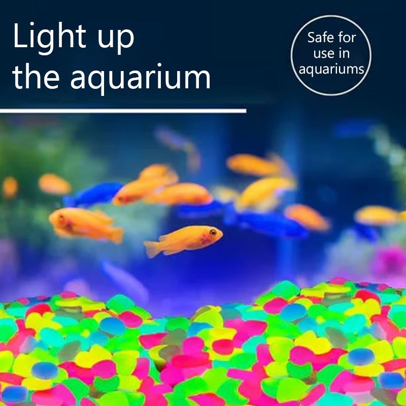 💥Glow-in-the-dark Rocks: illuminate your exterior with an enchanting glow!