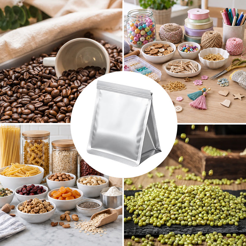 Aluminum 8-Side Seal Stand-Up Packaging Bags 🥡