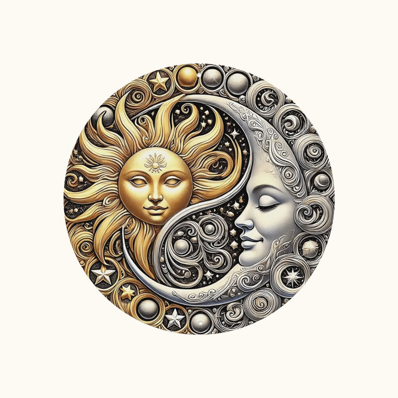 ✨Sun and Moon Yin Yang Art Decor
