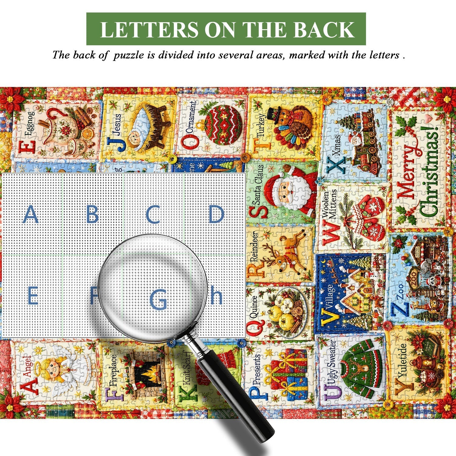 🎅🧵Christmas Letter Collection Jigsaw Puzzle 1000 Piece