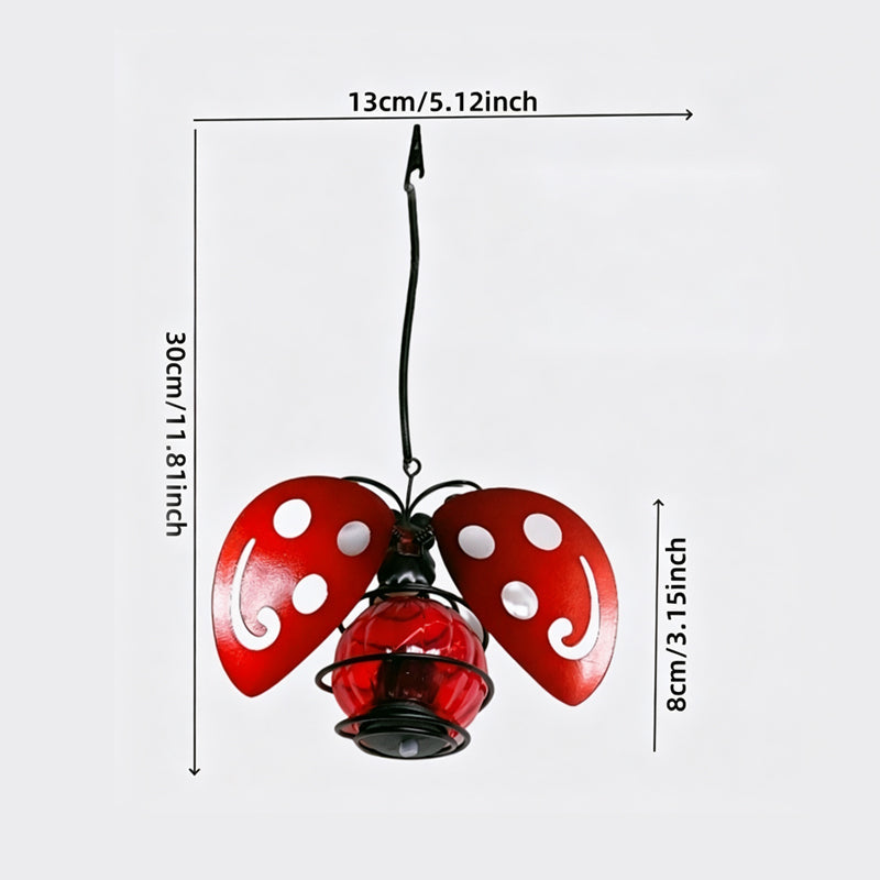 🐞Ladybug Solar Garden Hanging Light