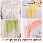 🌸 Dreamy Hanging Floral Garland ✨ Lush Decor for Weddings & Parties