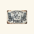 🌾 Porch Therapy Vintage Metal Sign