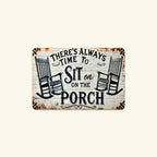 🌾 Porch Therapy Vintage Metal Sign