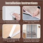 🚪 Diamond Mesh Magnetic Door Curtain