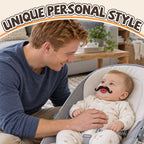 👶😜 Red Lips and Mustache Baby Pacifier – Fun Photo Prop for Cute Baby Snaps!