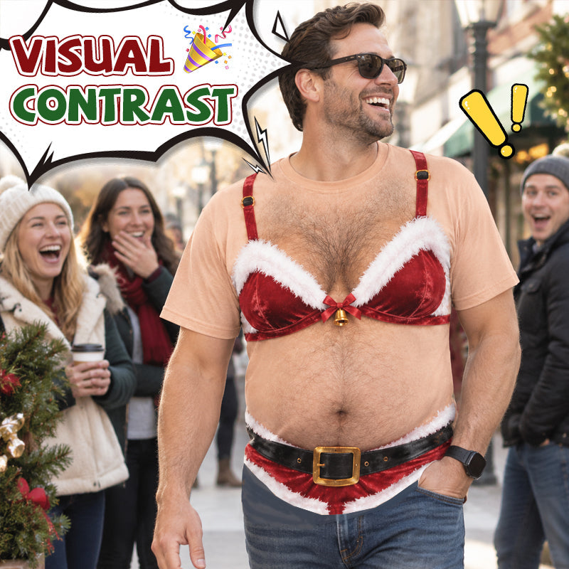 🎄 Funny Christmas Illusion Costume — Instant Party Laughs!