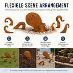 🔥2026 Hot Sale - 🐙Rust Patina Giant Squid Garden Sculpture