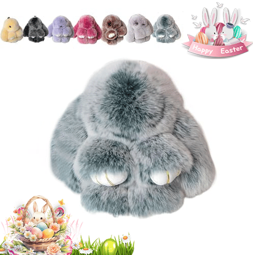 ⏳LAST DAY SPECIAL PRICE: ￡8.99!!🐰Handmade Soft Bunny PomPom Charms