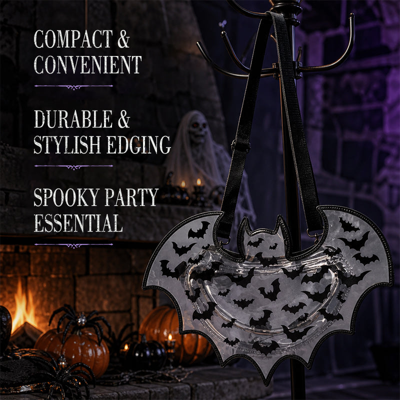 Spooky Chic Bat Wing Handbag - Perfect Halloween & Goth Accessory 🦇