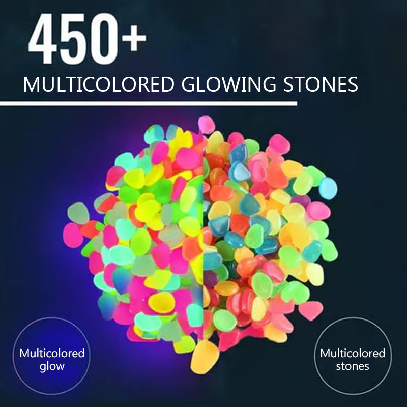💥Glow-in-the-dark Rocks: illuminate your exterior with an enchanting glow!