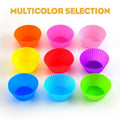 🧁 Reusable Silicone Baking Cups for Home Baking（10PCS）