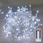 💛 3‑Tone Christmas Fairy Lights, Flexible Bendable Wire For Tree, Garland & Staircase Decor