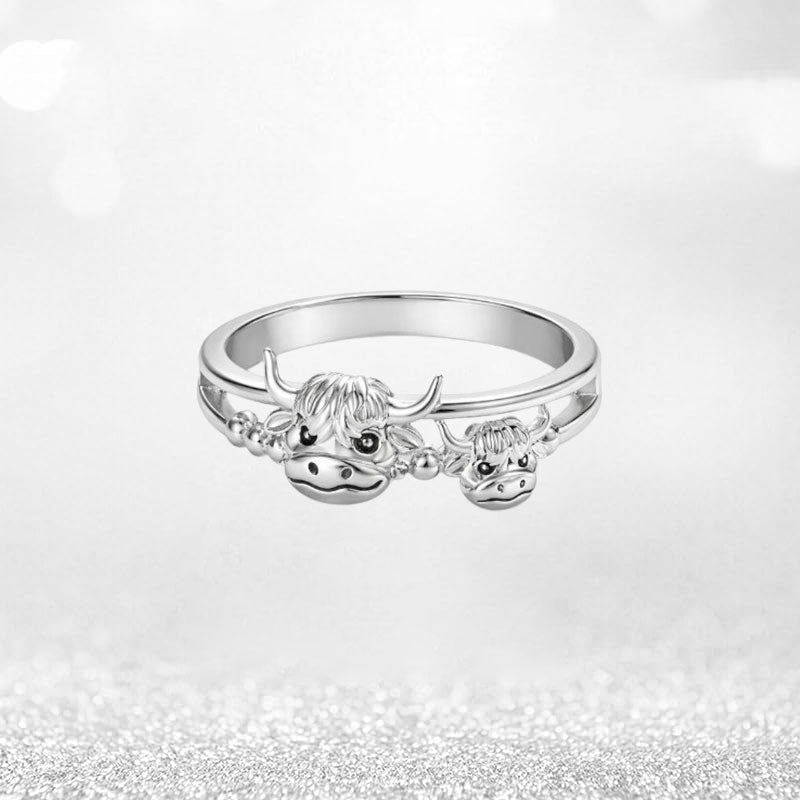 💗LIMITED TIME SALE 50% OFF💍Highland Cow Guardian Ring