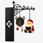 📚 Hanging‑Style Xmas Shelf Lamp, Santa / Reindeer / Snowman For Cozy Reading Nook Holiday Styling