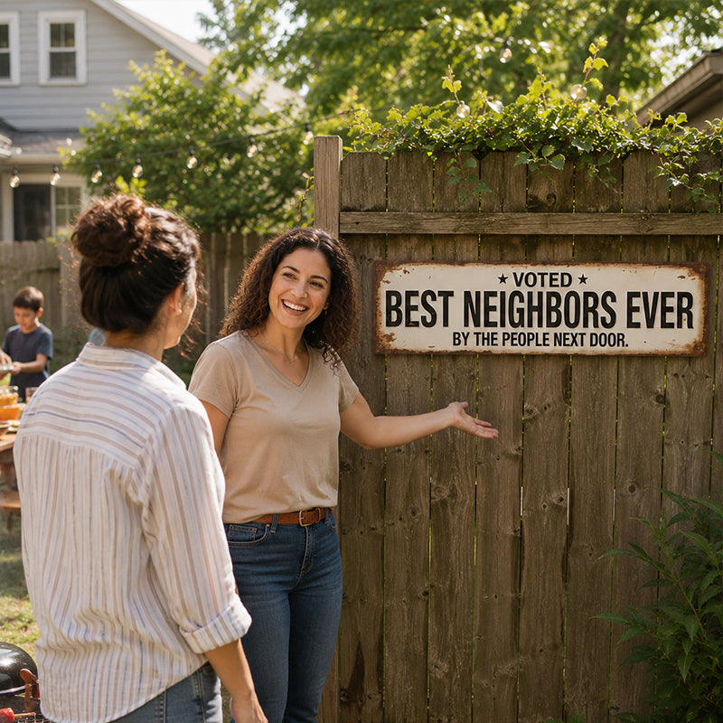 🏡❤️ Best Neighbor Garden Sign